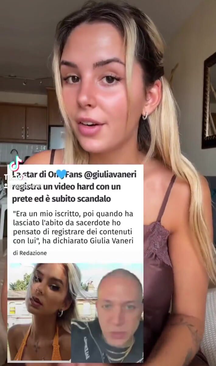 Giulia Vaneri Su Tiktok Dopo Aver Scopato Il Prete Amaporn 7321